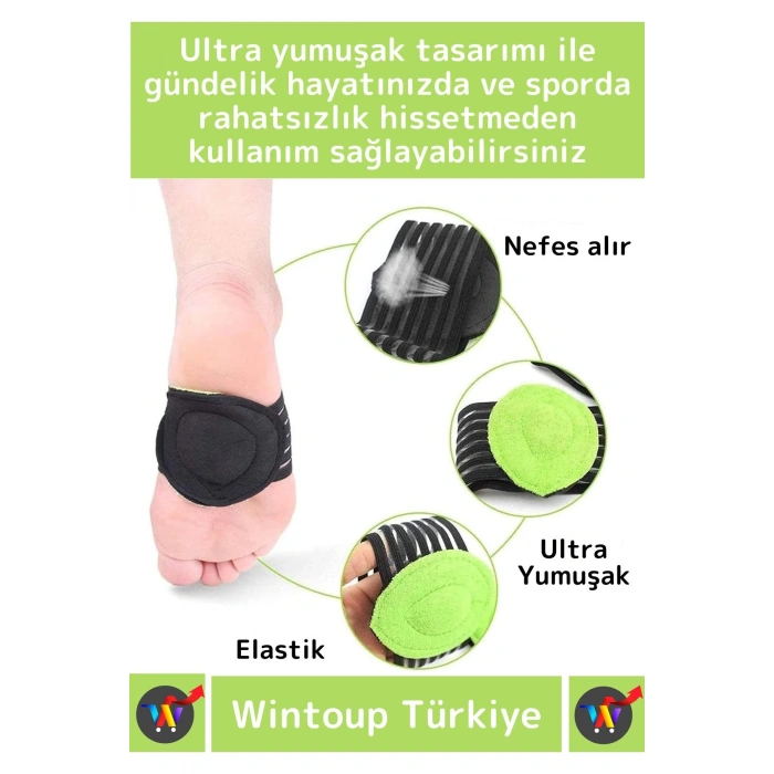 Premium Ayak Sırt Eklem Ağrılarına Masaj Etkili Yoğun İş Güvenliği Anti Stres Ayak Tabanlığı 4 Adet