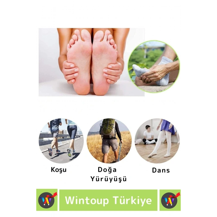 Premium Ayak Sırt Eklem Ağrılarına Masaj Etkili Yoğun İş Güvenliği Anti Stres Ayak Tabanlığı 4 Adet