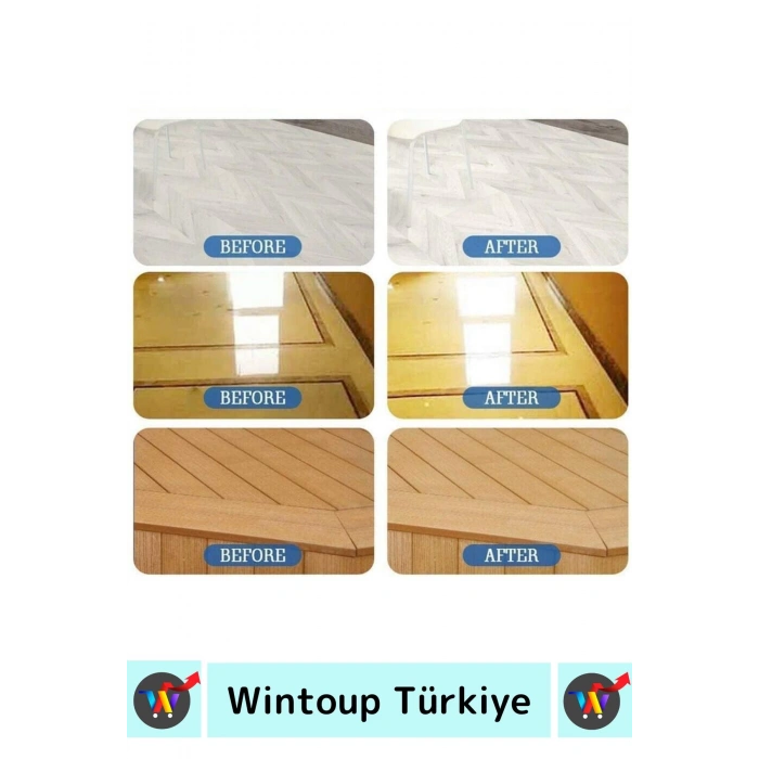 Premium Dükkan Fayans Ahşap Parçalanabilir Pratik Zemin Parlatma Temizleme Tableti 40lı