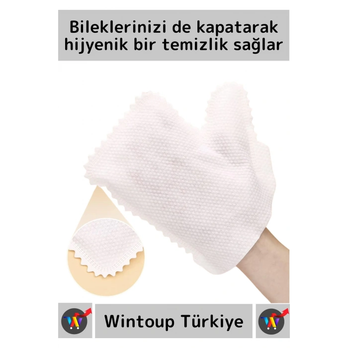 Premium Dayanıklı Yüksek Kaliteli Mikrofiber Pratik Çok Fonksiyonlu Temizlik Toz Alma Eldiveni 20li