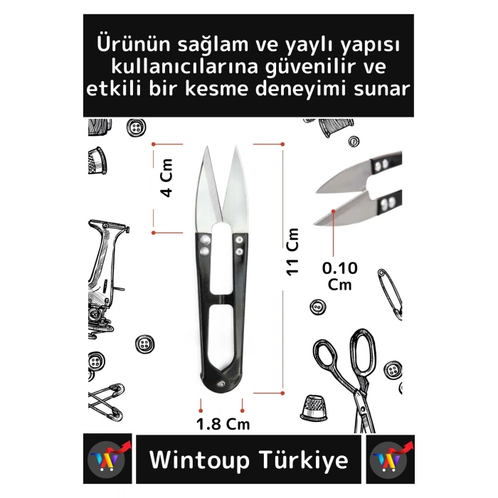 Premium Dayanıklı Paslanmaz Çelik Pratik Kamp Doğa Balık Yaylı Keskin Balıkçı İp Kesme Makası