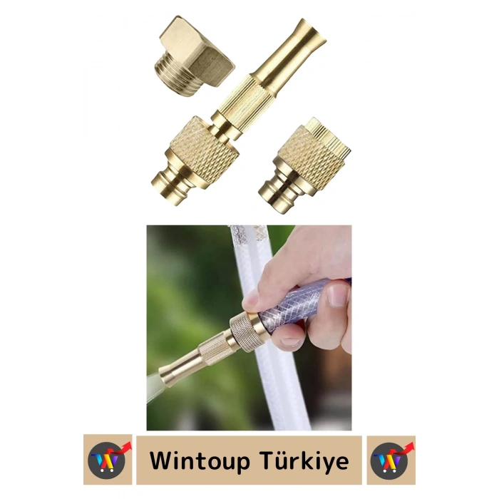 Özel Üretim Bahçe Araba Dış Cephe Balkon Yüksek Basınçlı Tazyikli Su Ayarlanabilir Hortum Başlığı