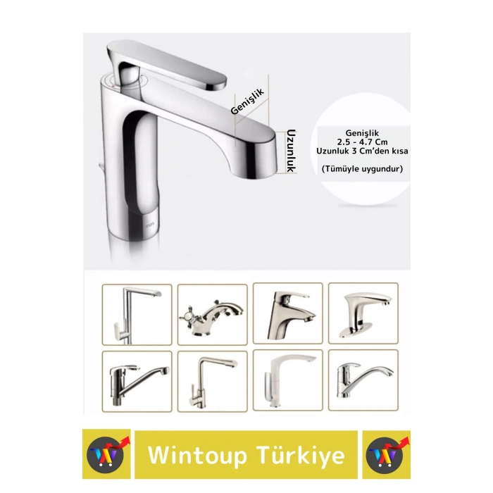 Premium Sağlam Pratik Kolay Montaj Çocuklar İçin İlgi Çekici Eğlenceli Sevimli Ördek Musluk Başlığı