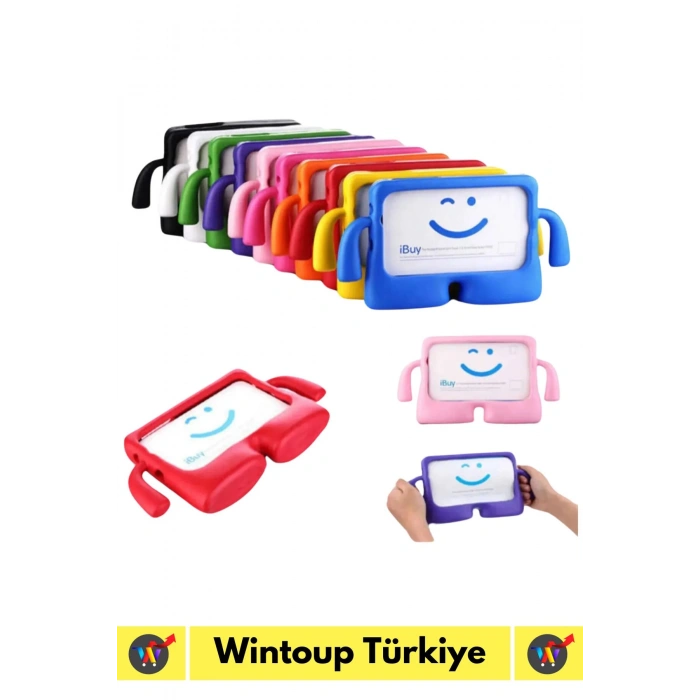 Premium Apple Samsung Uyumlu 11 Inch Silikon Yumuşak Tutacaklı Tam Koruma Kids Çocuk Tablet Kılıfı