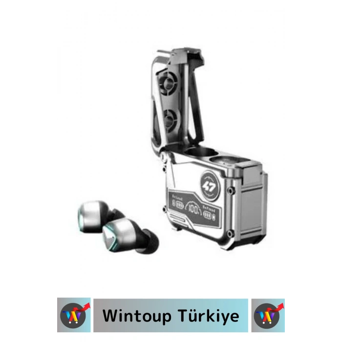 iPhone 16 Tam Uyumlu RGB Işıklı Minimum Gecikme Gamer Kulak İçi Bluetooth Oyuncu Kulaklığı