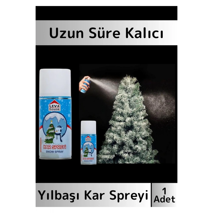 Luxery Parti Eğlence Yeni Yıl Noel Yılbaşı Ağacı Çam Ağacı Uzun Süre Kalıcı Kar Spreyi
