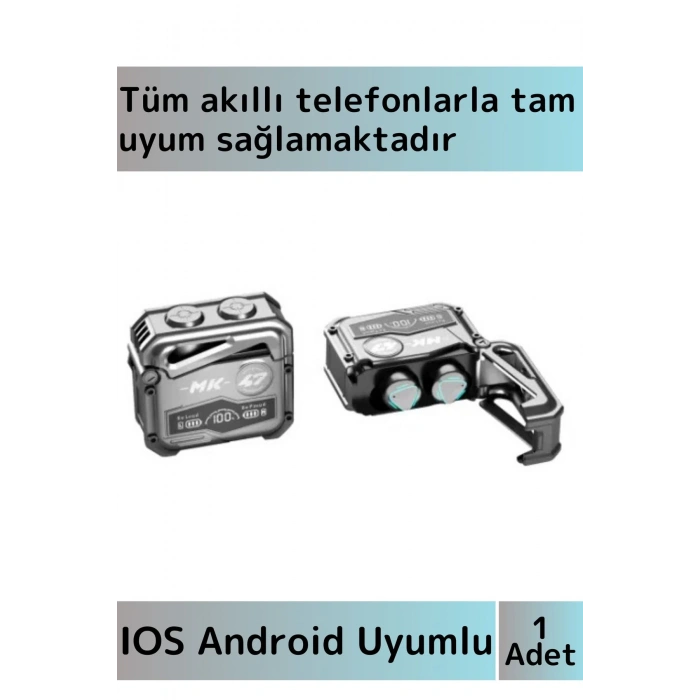 Premium iPhone 16 Pro Uyumlu RGB Işıklı Minimum Gecikme Gamer Kulak İçi Bluetooth Oyuncu Kulaklığı