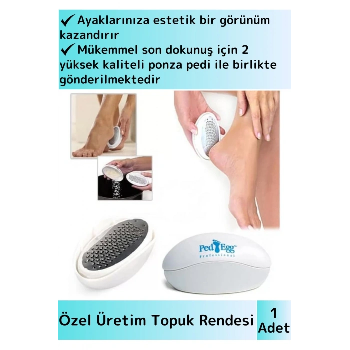 Premium Ölü Cilt Kaldırma Ölü Deri Nasır Temizleme Ayak Taban Bakım Törpüsü Topuk Rendesi