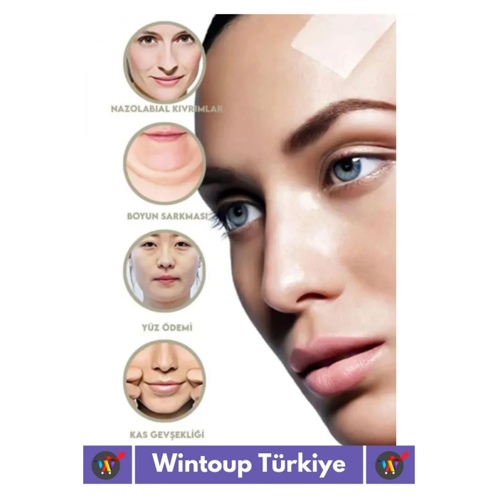 Premium Günlük Kullanım Suya Dayanıklı İpli Yüz Kaş&Göz Vücut Gıdı Gerdirme Bandı 3lü Set 10 Adet