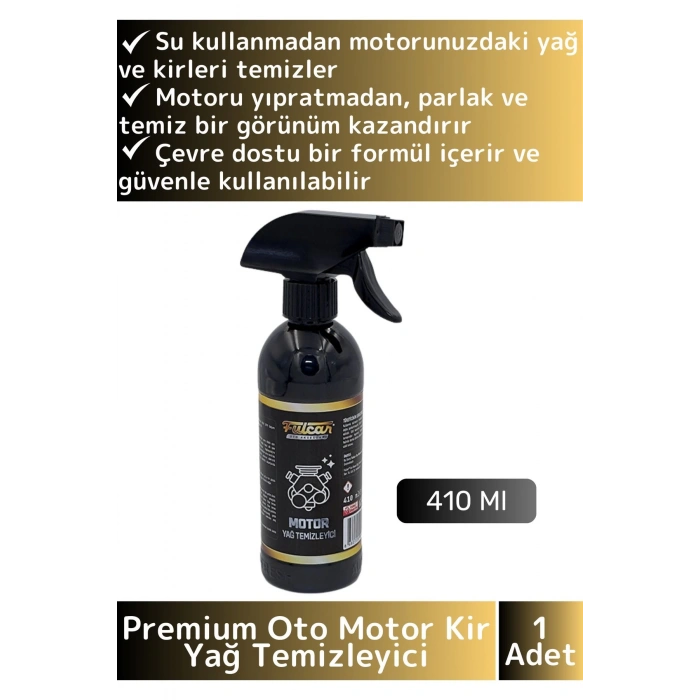 Çevre Dostu Pratik Canlı Parlak Görünüm Kir Pis Yağ Araba Oto Motor Yağ Kir Temizleyici