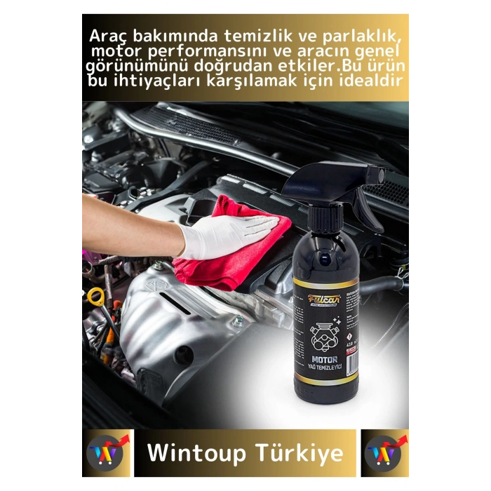 Çevre Dostu Pratik Canlı Parlak Görünüm Kir Pis Yağ Araba Oto Motor Yağ Kir Temizleyici