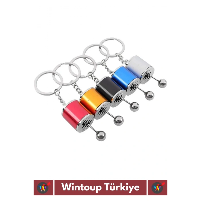 Özel Üretim Yüksek Kaliteli 6 Hız+1  Geri Vites Geçişli Dekoratif Oto Araç Otomobil Vites Anahtarlık