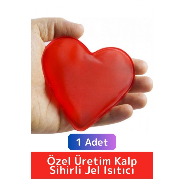Özel Üretim Kalp Şeklinde El Isıtıcısı Kamp Gündelik Kullanım Sihirli Jel Isıtıcı Cep Sobası 1 Adet