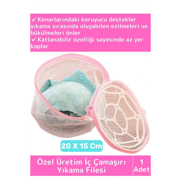 Özel Üretim Uzun Ömürlü Hassas Korumalı Deformasyon Önleyici İç Çamaşırı Sütyen Yıkama Filesi