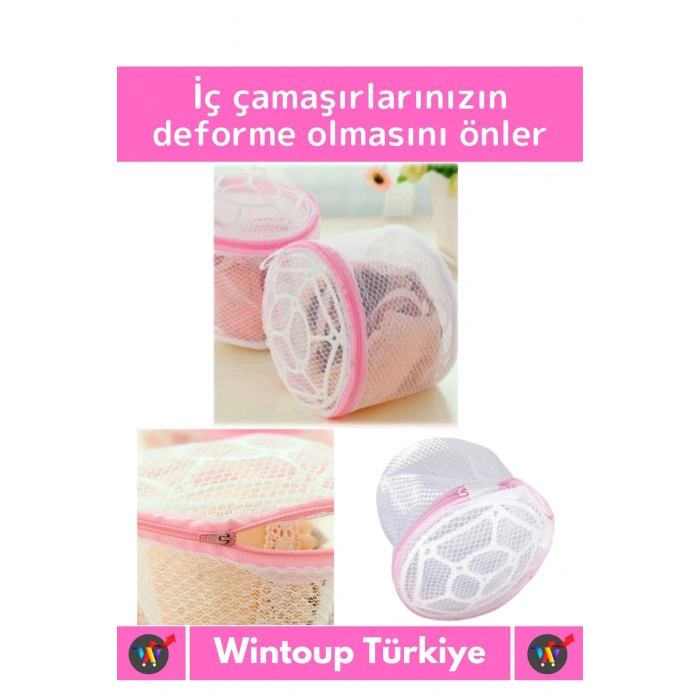 Özel Üretim Uzun Ömürlü Tam Korumalı Deformasyon Önleyici İç Çamaşırı Sütyen Yıkama Filesi 2 Adet