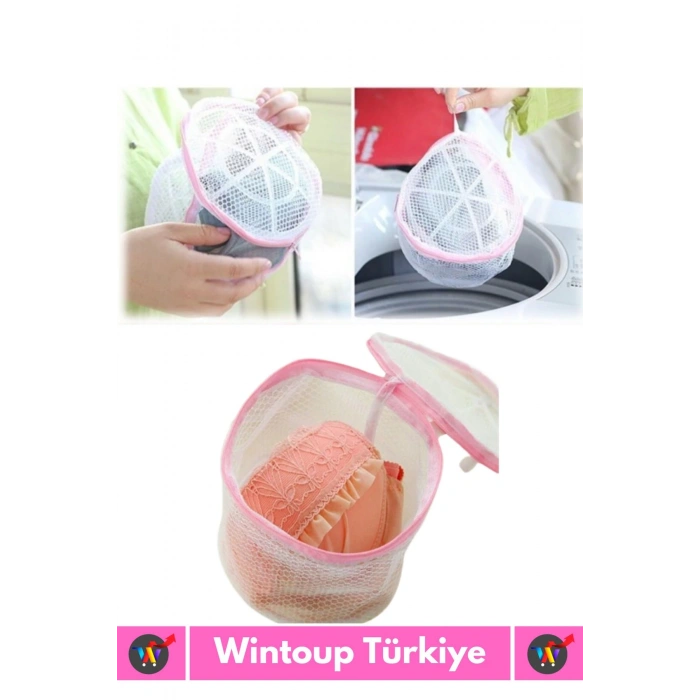 Özel Üretim Uzun Ömürlü Tam Korumalı Deformasyon Önleyici İç Çamaşırı Sütyen Yıkama Filesi 2 Adet