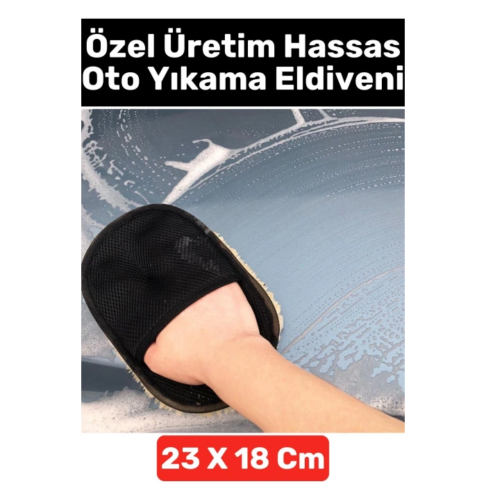 Özel Üretim Nano Teknoloji Mutfak Lavabo Ahşap Hassas Yünlü Otomobil Yıkama Temizlik Eldiveni