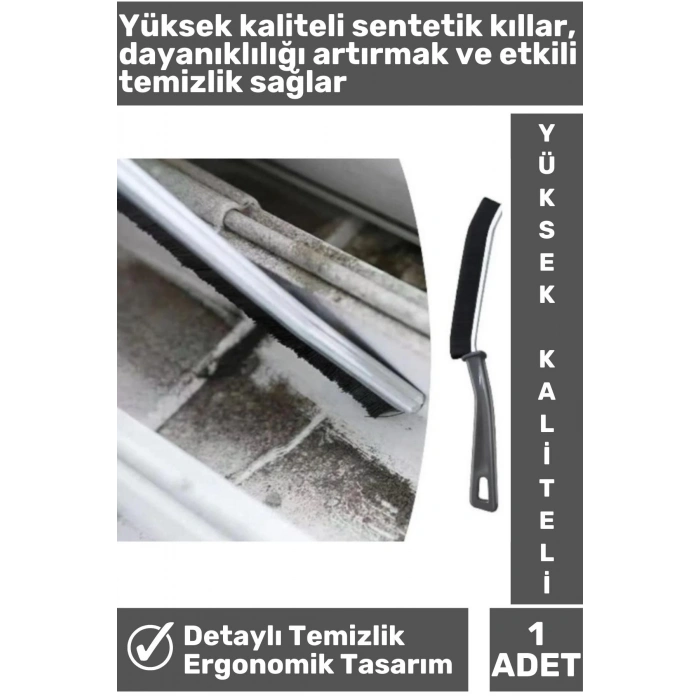 Yüksek Kaliteli Derz İnce Ergonomik Mutfak Banyo Lavabo Otomobil Detaylı Temizlik Fırçası 1 Adet