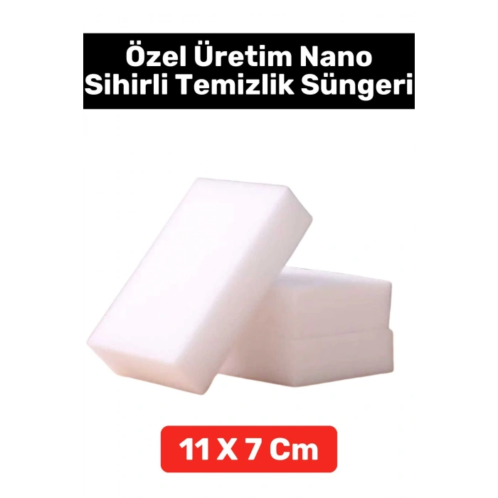 Özel Üretim Yüksek Kaliteli Nano Teknoloji Mutfak Lavabo Otomobil Sihirli Temizlik Süngeri 2 Adet