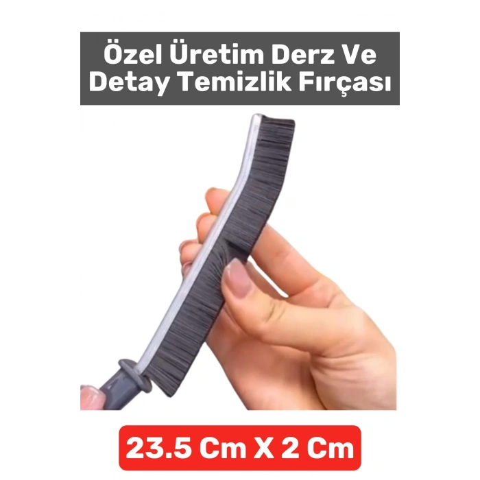 Yüksek Kaliteli Derz İnce Ergonomik Mutfak Banyo Lavabo Otomobil Detaylı Temizlik Fırçası 3 Adet