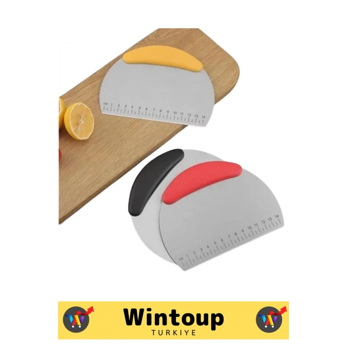 Premium Yüksek Kaliteli Paslanmaz Çelik Ölçü Çizelgeli Hamur Kesme Şekillendirme Spatulası