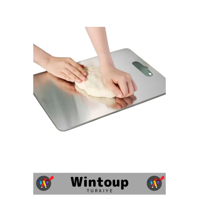 Premium Yüksek Kaliteli Paslanmaz Çelik Dayanıklı Hijyenik Kaymaz Yüzey Mutfak Sebze Et Kesme Panosu