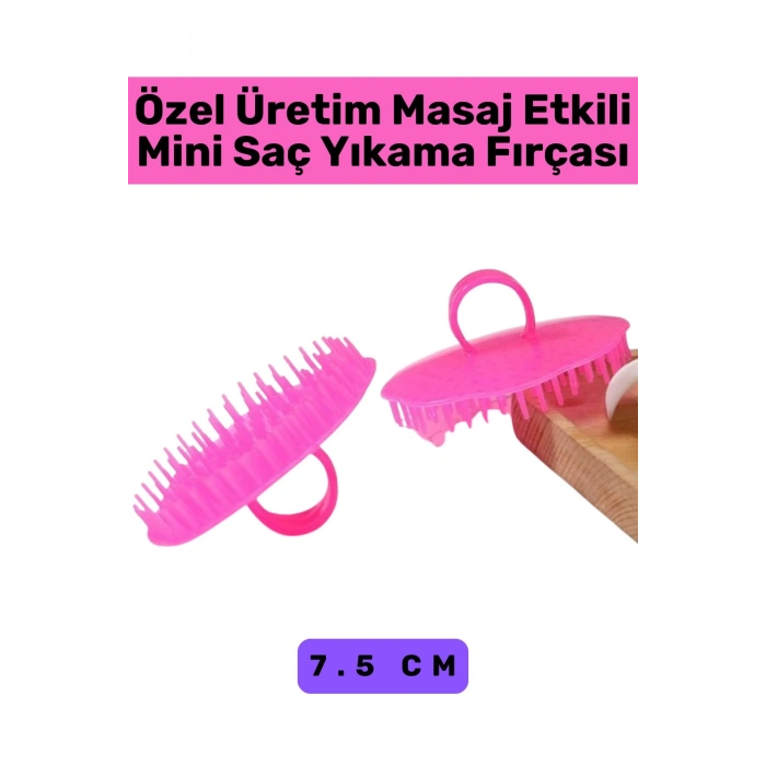 Özel Üretim Yüksek Kaliteli Rahatlatıcı Masaj Etkili Banyo Duş Mini Saç Yıkama Fırçası