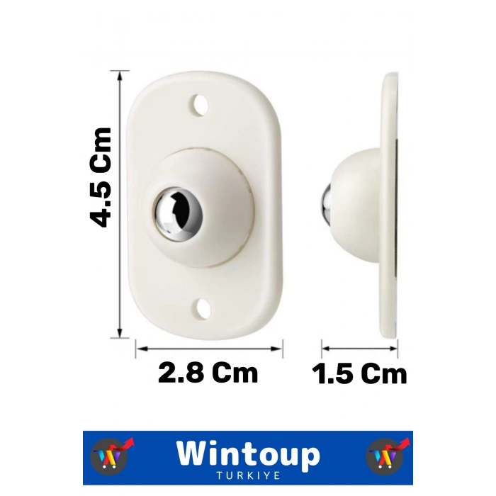 Yüksek Kaliteli Montajsız Sessiz Çalışır 360 Derece Döner Mobilya Eşya Kaydırma Taşıma Aparatı 4lü