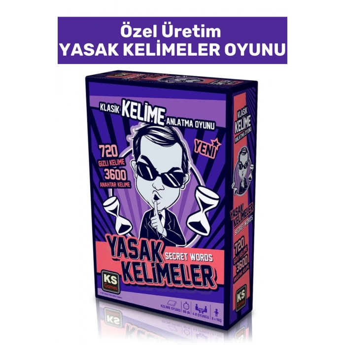 Özel Seri Zeka Dil Becerisi Geliştirici Eğlenceli Takım Grup Oyunu Secret Words YASAK KELİMELER