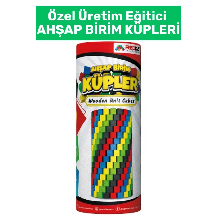 Özel Seri El Göz Koordinasyon Beceri Görsel Zeka Geliştirici Eğlenceli AHŞAP BİRİM KÜPLERİ 100 PARÇA