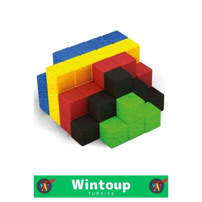 Özel Seri El Göz Koordinasyon Beceri Görsel Zeka Geliştirici Eğlenceli AHŞAP BİRİM KÜPLERİ 100 PARÇA
