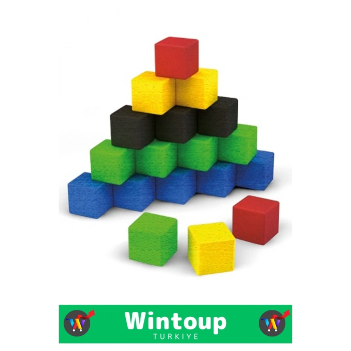 Özel Seri El Göz Koordinasyon Beceri Görsel Zeka Geliştirici Eğlenceli AHŞAP BİRİM KÜPLERİ 100 PARÇA