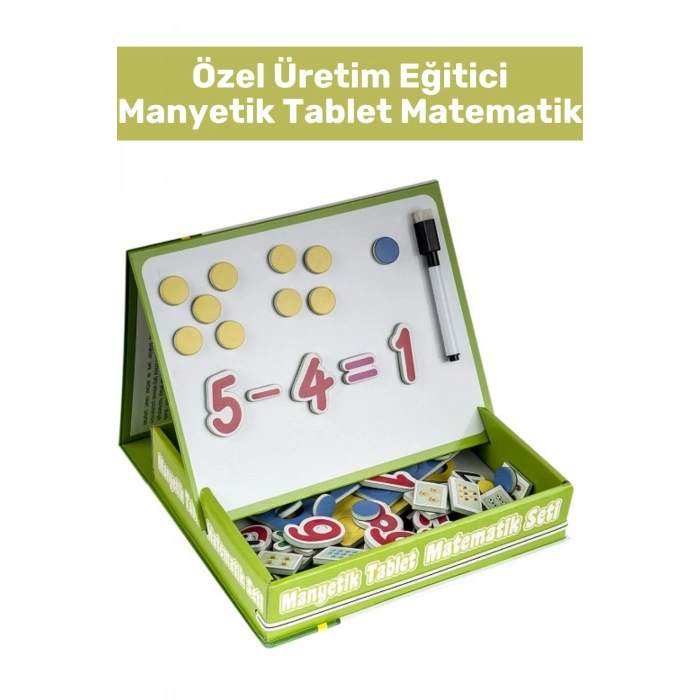Özel Seri Öğretici Matematik Rakam Sayı Öğretici Silinebilir Yazı Kalemli MANYETİK TABLET MATEMATİK