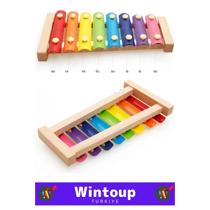 Özel Seri Eğitici Müzik Aletleri Ses Algısı Geliştirici Eğlenceli AHŞAP KSİLOFON AKUSTİK