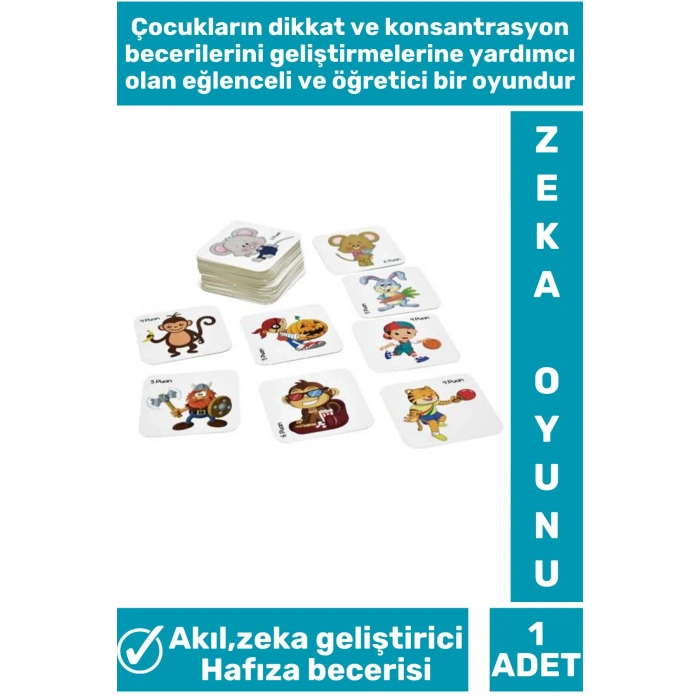 Özel Seri Görsel Algı Zeka Hafıza Geliştirici Eğlenceli Eğitici Grup Takım Oyunu FARKI BUL