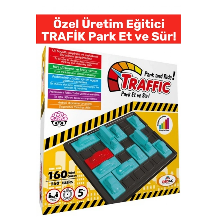 Özel Seri Zihinsel Beceri Sabır Mantık Yürütme Öğretici Eğlenceli Eğitici TRAFİK Oyunu