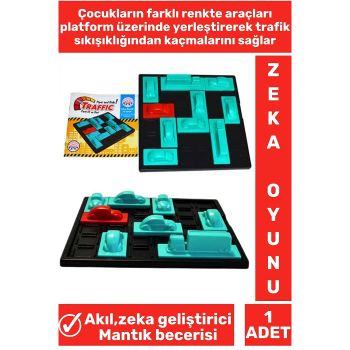 Özel Seri Zihinsel Beceri Sabır Mantık Yürütme Öğretici Eğlenceli Eğitici TRAFİK Oyunu
