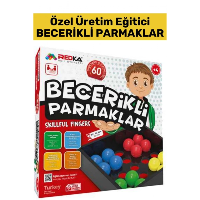 Özel El Göz Koordinasyonu El Beceri Düşünme Geliştirici Akıl Zeka Strateji Oyunu BECERİKLİ PARMAKLAR