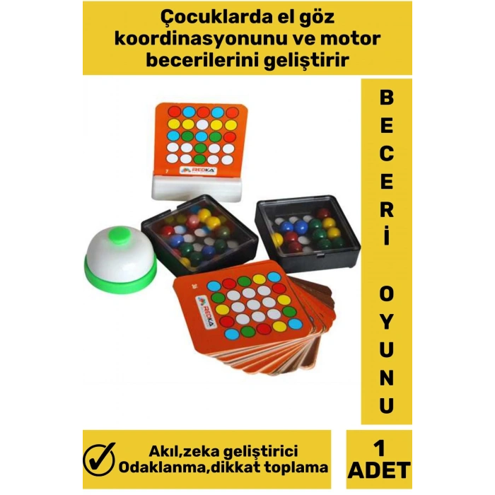 Özel El Göz Koordinasyonu El Beceri Düşünme Geliştirici Akıl Zeka Strateji Oyunu BECERİKLİ PARMAKLAR