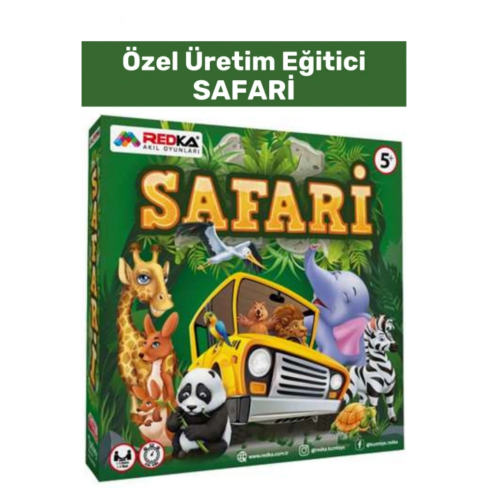 Özel Seri Görsel Algı Doğa Safari Orman Hayvan Bilgisi Eğitici Eğlenceli Öğretici SAFARİ Oyunu