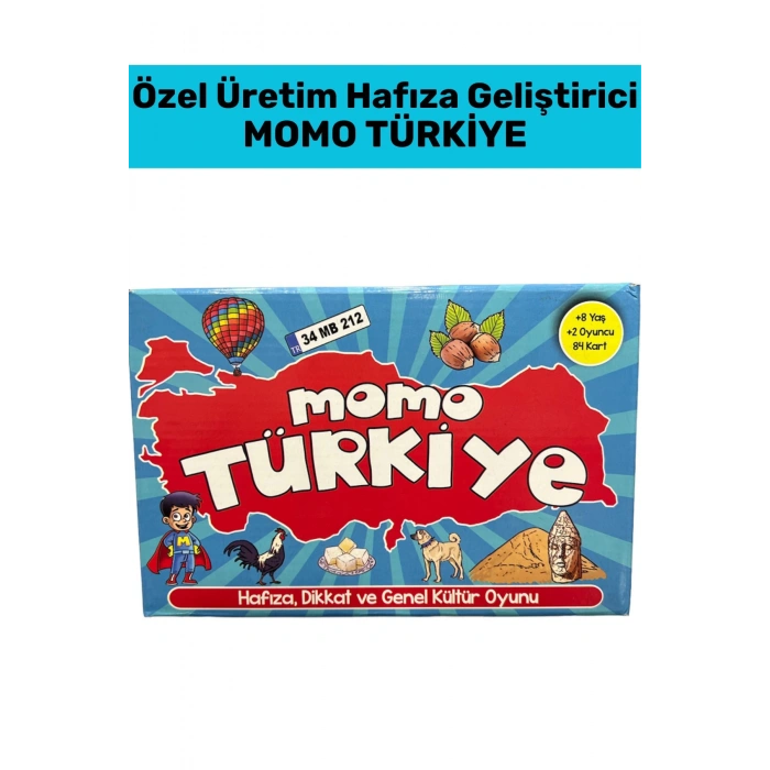 Premium Görsel Algı Koordinasyon Dikkat Hafıza Genel Kültür Geliştirici Eğlenceli MOMO TÜRKİYE Oyunu