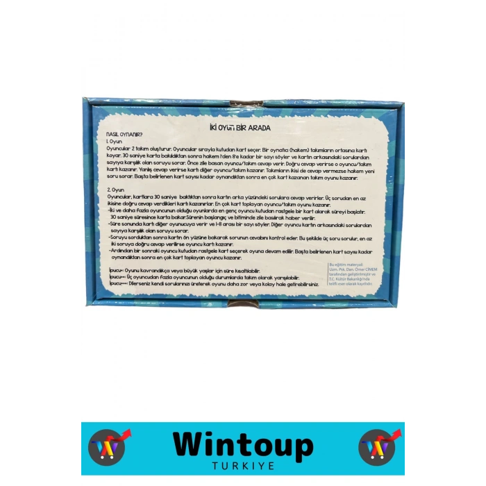 Premium Görsel Algı Koordinasyon Dikkat Hafıza Genel Kültür Geliştirici Eğlenceli MOMO TÜRKİYE Oyunu