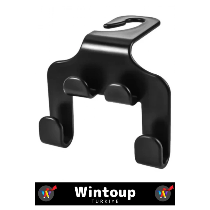 Premium Sert Plastik Yüksek Ağırlığa Dayanıklı Çanta Takım Elbise Araç Arka Koltuk Kancası 1 Adet