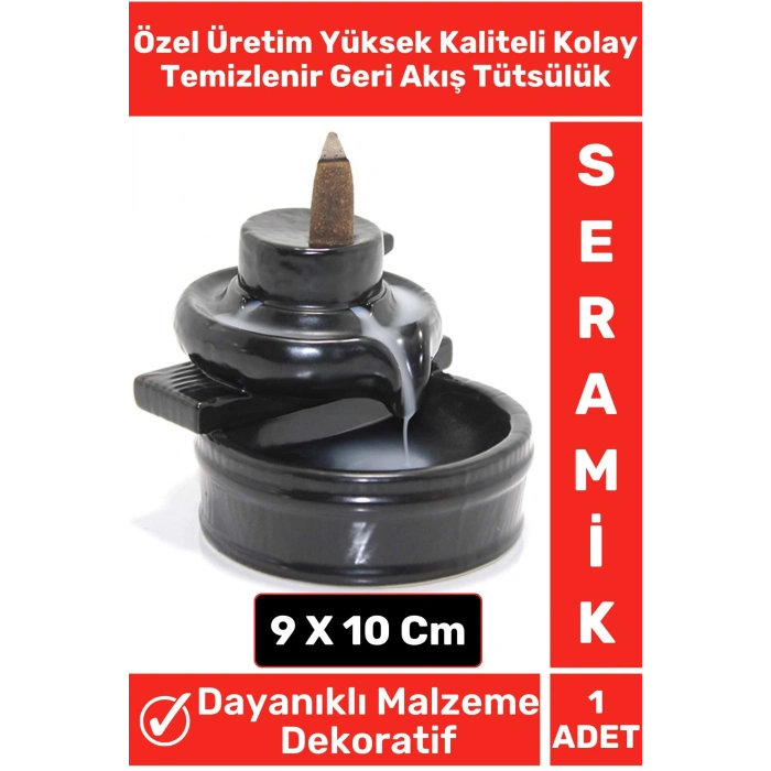 Özel Üretim Yoga Meditasyon Chakra Pozitif Enerji Kolay Temizlenir Seramik Geri Akış Tütsülük