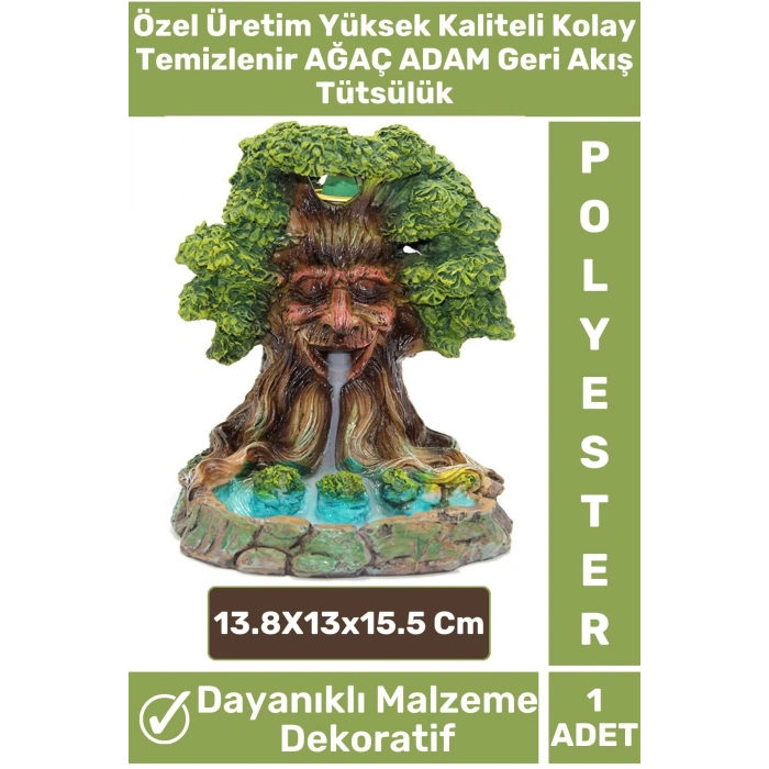 Özel Seri Yoga Meditasyon Chakra Pozitif Enerji Şık Dekoratif Polyester AĞAÇ ADAM Geri Akış Tütsülük