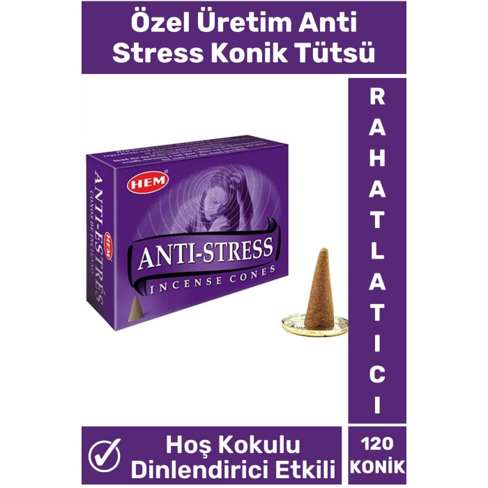 Rahatlatıcı Arındırıcı İyileştirici Ev Ofis Meditasyon Yoga Chakra Pozitif Enerji 120 Konik Tütsü