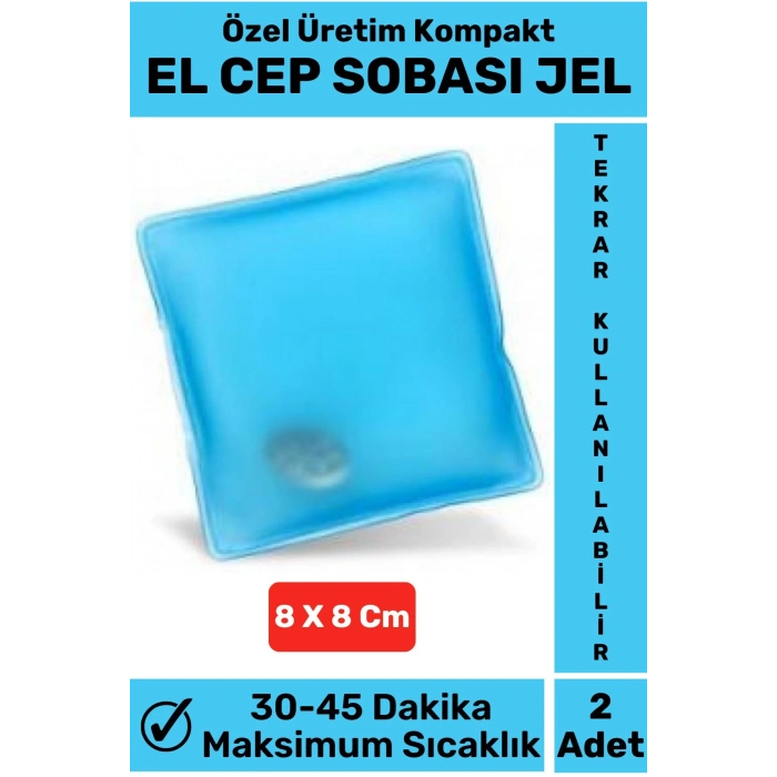 Özel Üretim Yüksek Kaliteli El Vücut Kamp Gündelik El Vücut Isıtıcısı Sihirli Jel Cep Sobası 2 Adet