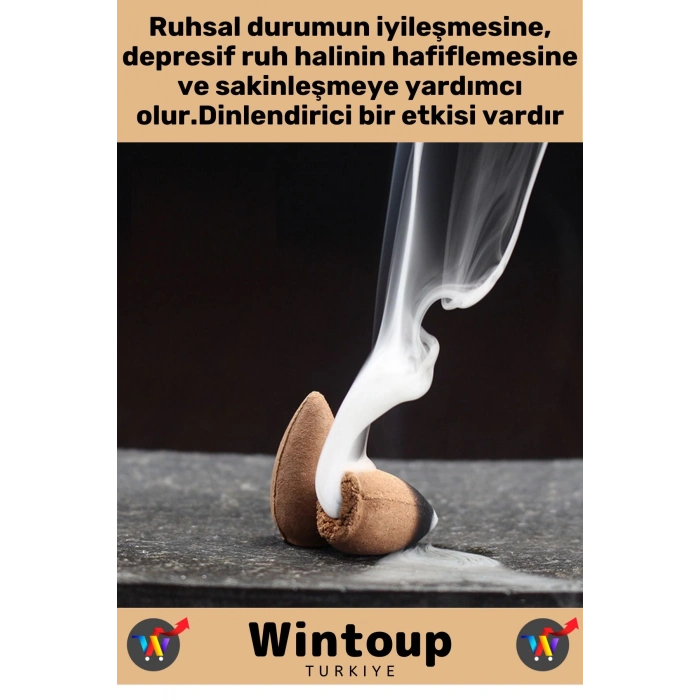 Premium Seri Kötü Koku Giderici İyileştirici Meditasyon Yoga Chakra Pozitif Enerji Geri Akış Tütsü