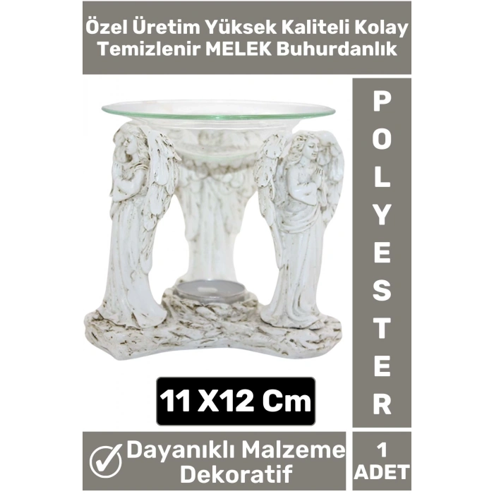 Premium Yüksek Kaliteli Dekoratif Şık Hediyelik Aromaterapi Kolay Temizlenir Polyester Buhurdanlık