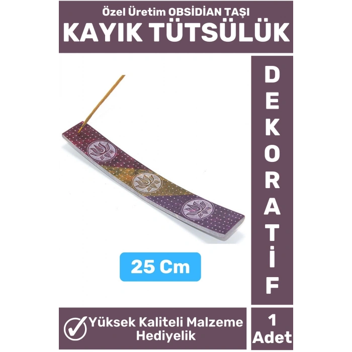 Özel Yüksek Kalite Dekoratif Hediyelik Yoga Chakra Meditasyon Pozitif Enerji OBSİDİAN TAŞI Tütsülük
